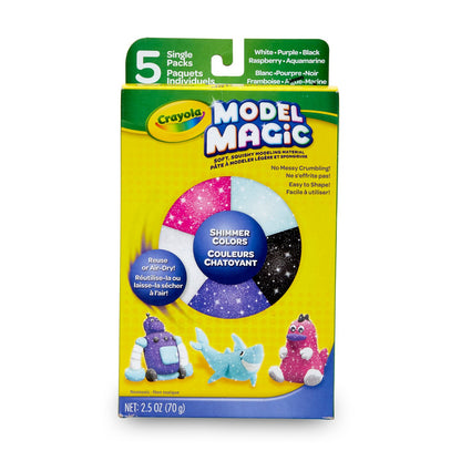 Crayola Model Magic Shimmer Variety Pack, 5 count