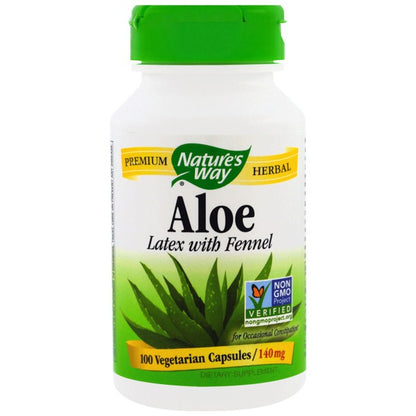 NATURE'S WAY ALOE VERA,LATEX,FENNEL