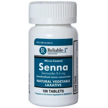 SENNA TB 8.6MG 100 NATR VLAX