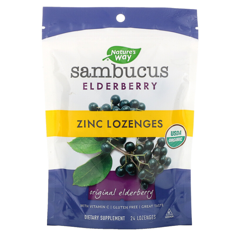 NATURE'S WAY LOZENGE,OG2,SAMBUCS ZINC