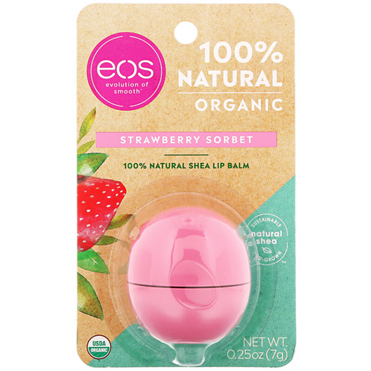 EOS LIP BALM STRAWBERY SORBET 1CT