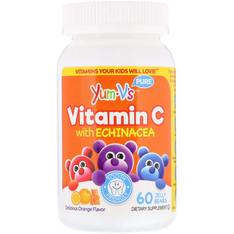 YUM-VS VITA C ZER CW 125MG 60 GMM