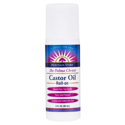 HERITAGE STORE CASTOR OIL,ROLL-ON