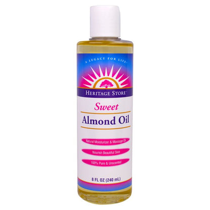 HERITAGE STORE SWEET ALMOND OIL