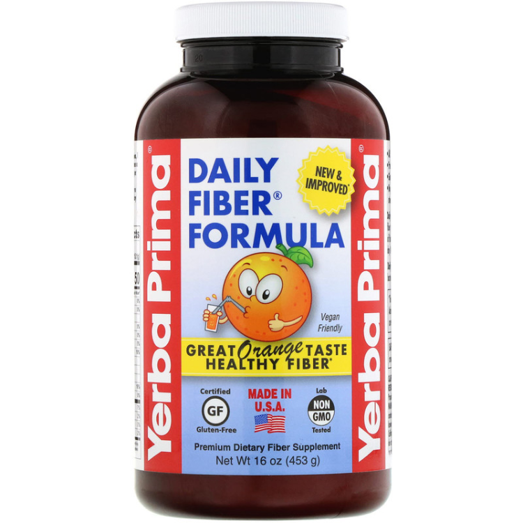 YERBA PRIMA DAILY FIBER ORANGE