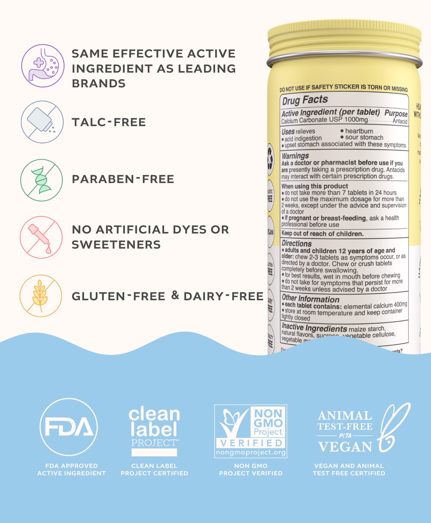 WONDER BELLY ANTACID,STRW,MS,S317949-6