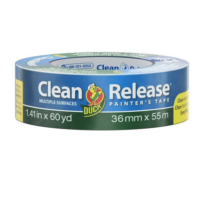 DUCK Clean Release Painter's Tape - Blue, 0.94" x 60 yds
