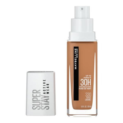 Maybelline Super Stay Longwear Liquid Foundation, Up to 30HR Wear, 330 Toffee, 1 fl oz