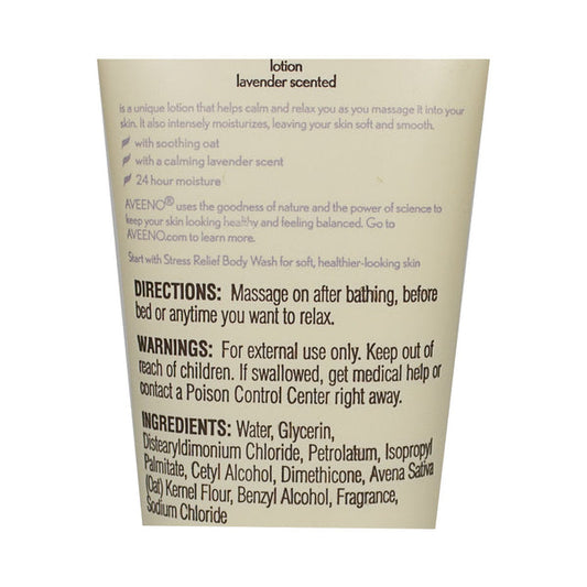 AVEENO LOTION STRESS RELIEF 12OZ