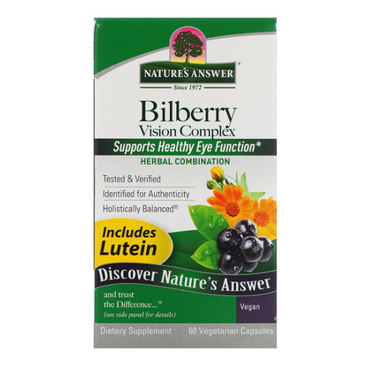 NATURE'S ANSWER BILBERRY STANDARDIZED