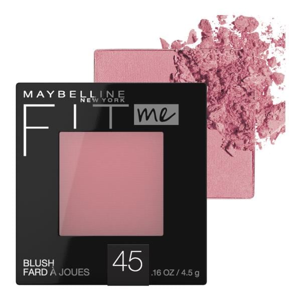 MAYBELLINE New York Fit Me Blush Face Makeup, 045 Plum, 0.16 oz
