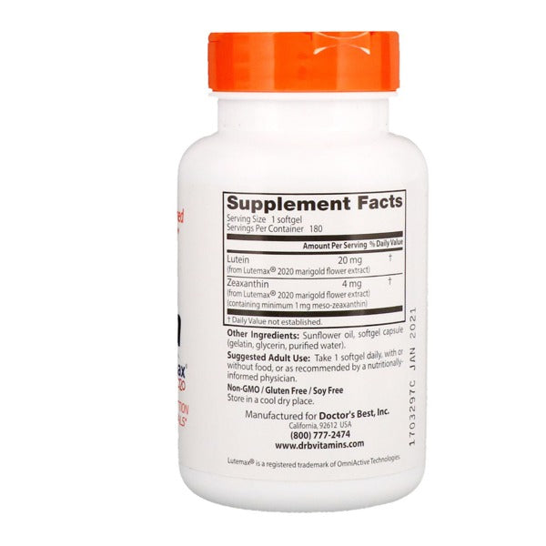 LUTEIN,20MG,LUTEMAX 2020