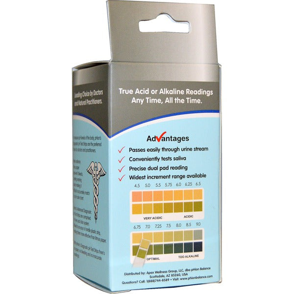 PHION BALANCE DIAGNOSTIC PH TEST STRIPS