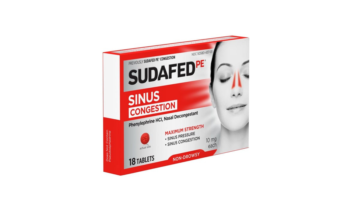 SUDAFED SIN/CONG 12H TB 120MG 10