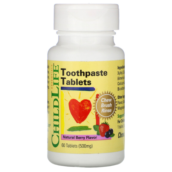 CHILDLIFE ESSENTIALS TOOTHPASTE TABLETS