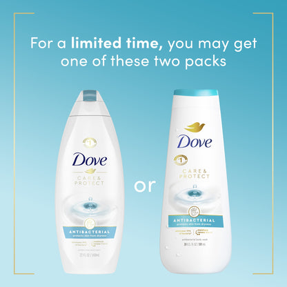 DOVE BODY WASH CARE&PROTECT 20Z