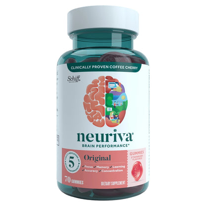 NEURIVA BRAIN ORIGINAL STRWBRY GMY 50CT
