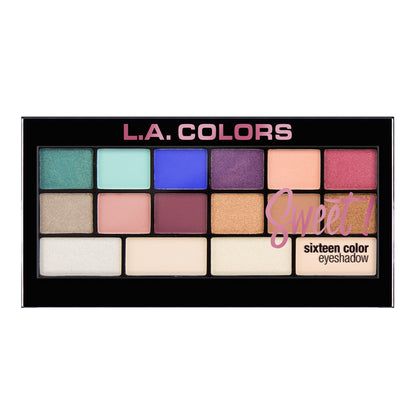 L.A. Colors 16 Color Eyeshadow Palette - Haute