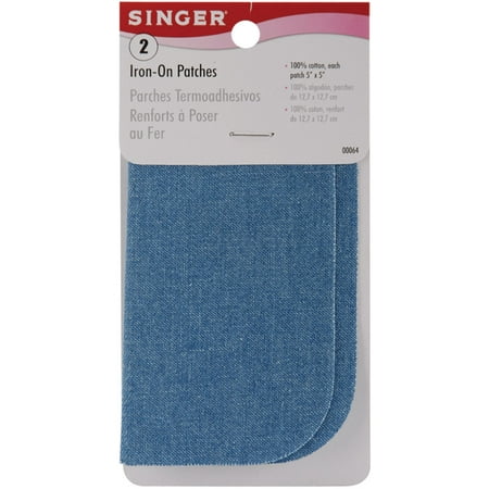 PATCHES FADED BLUE 5X5 2CT