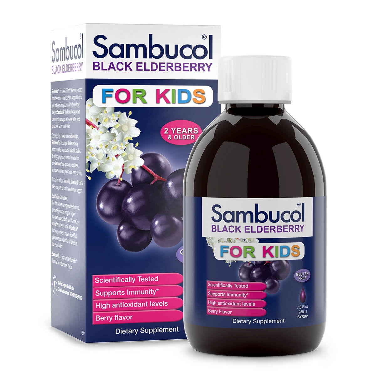 SAMBUCOL BLACK ELDERBERRY KIDS SYRUP