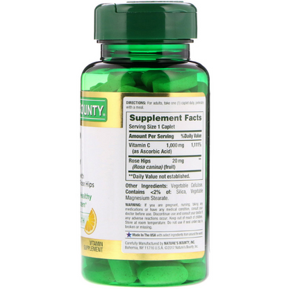 NATURE'S WAY VIT C 1000 W/ROSE HIPS
