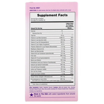 OPTIMAL SOLU PRENATAL SG 60CT NAT BOUNTY