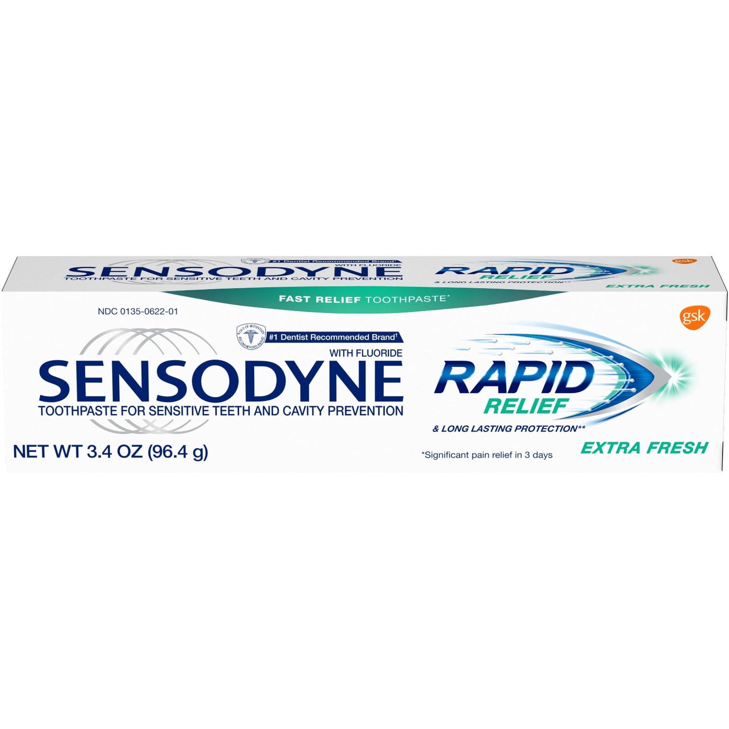 SENSODYNE RAPID RELIEF FRESH T/P 3.4 OZ