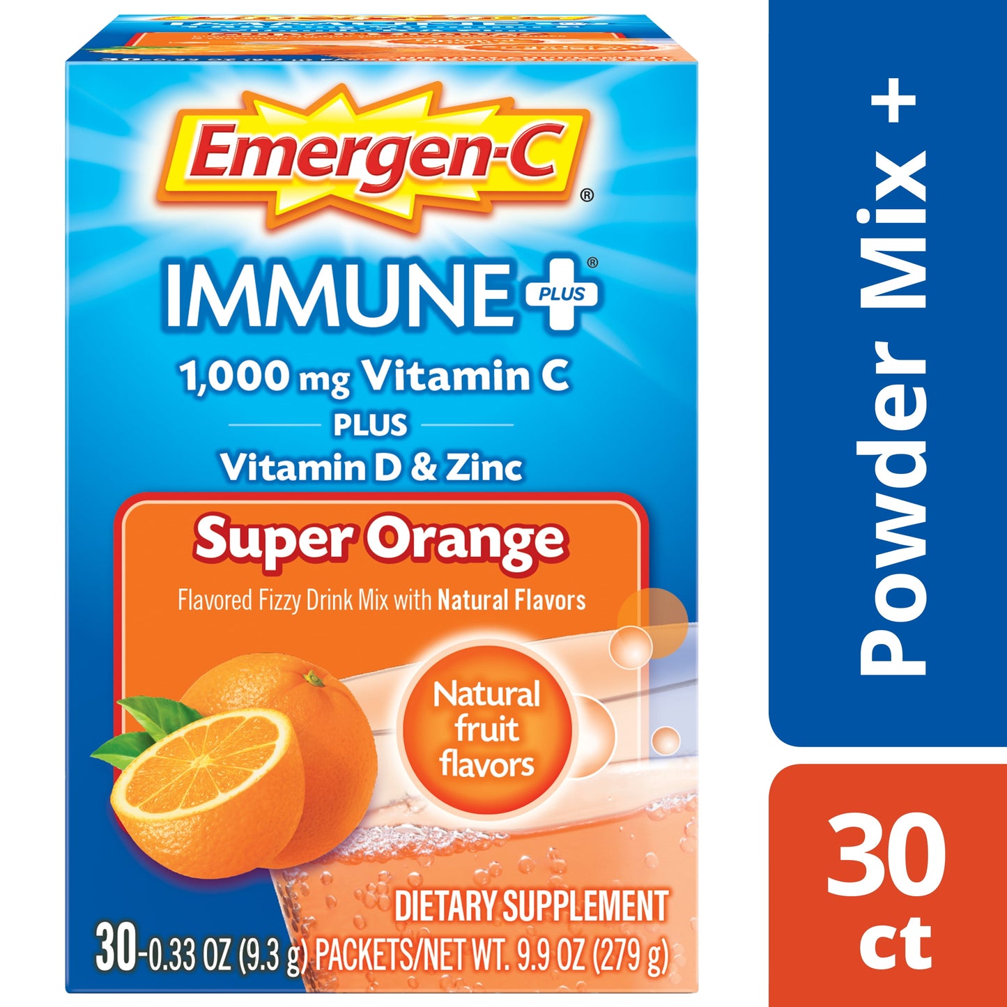 EMERGEN-C IMMUNE PL CW 42 ORANGE