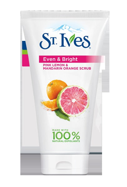 St Ives Scrub Even & Bright 6oz Pink Lemon - Orange