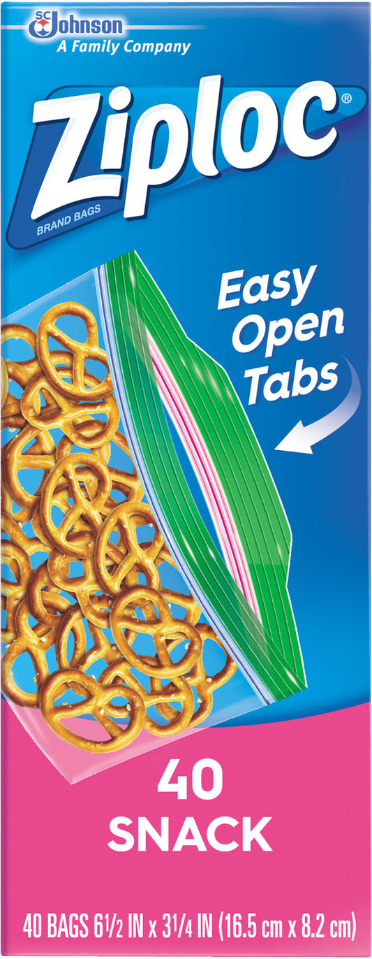 BAG ZIPLOC SNACK BG 12X50