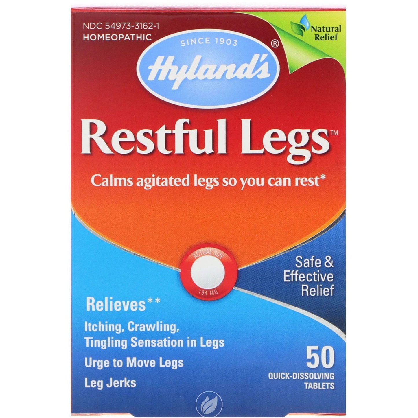HYLANDS RESTFUL LEGS PM TABLET 50CT