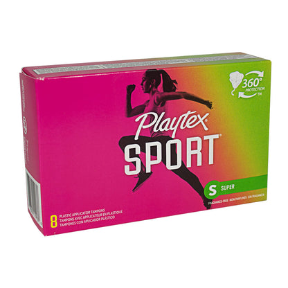 PLAYTEX SPORT SUPER+ UNSCENT TAMPON 18CT