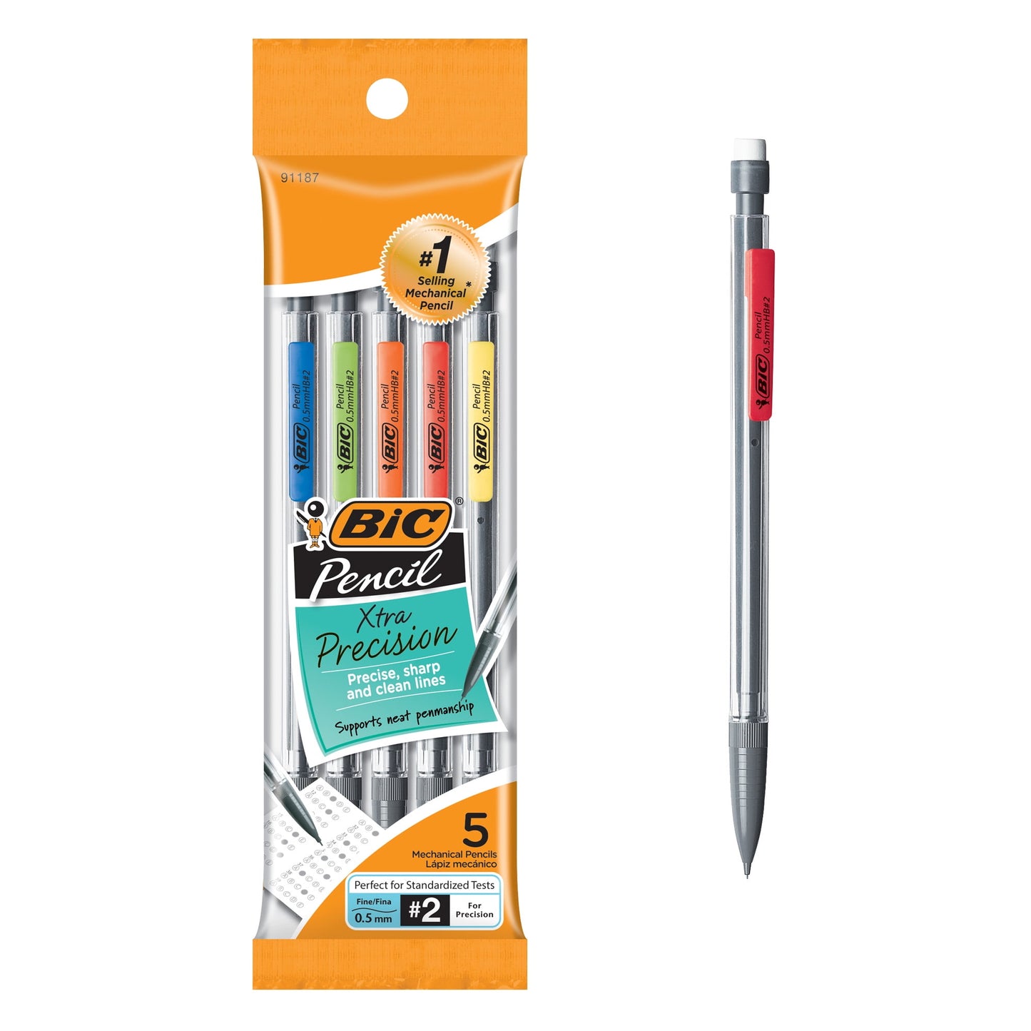 BiC Xtra Precision Fine Point Mechanical Pencil, 5 count