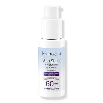 Neutrogena Ultra Sheer Spf#60+ Moisturizing Face Serum 1.7oz