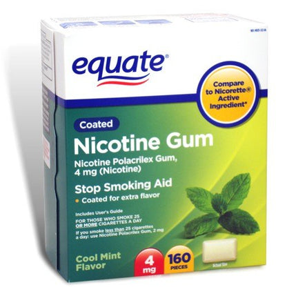 NICOTINE 4 MG MINT GUM 50