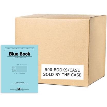 Roaring Spring Blue Exam Book, 8.5" x 11" 4 Sheets