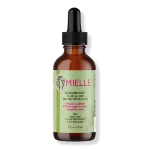 MIELLE Rosemary Mint Scalp & Hair Strengthening Oil, 2 oz