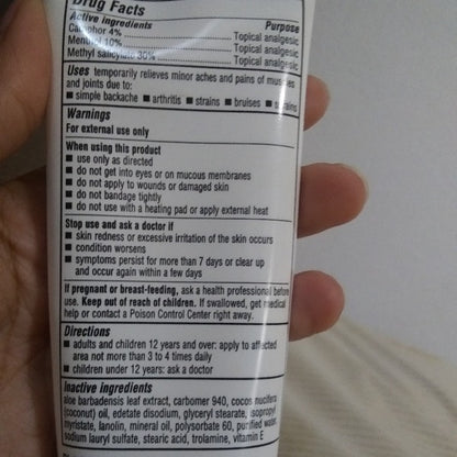 MUSCLE RUB CREAM XTRA STRENGTH 3OZ PER