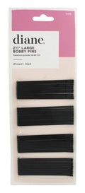 Diane Bobby Pins 2.5Inch Large Black 40 Count (12in) Carded
