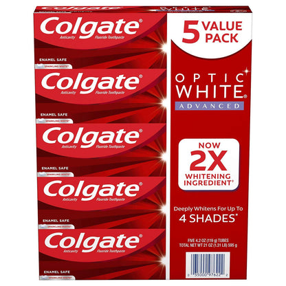 COLGATE OPTIC WHITE ADV T/P SPWHT 3.2OZ