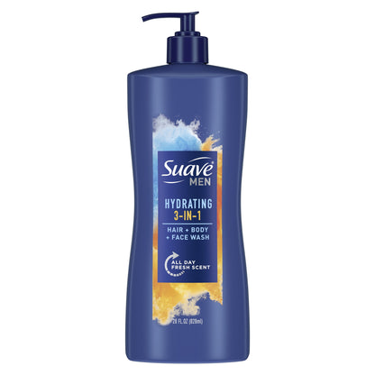 SUAVE MEN RFRS LQ 18OZ BDY/F WSH