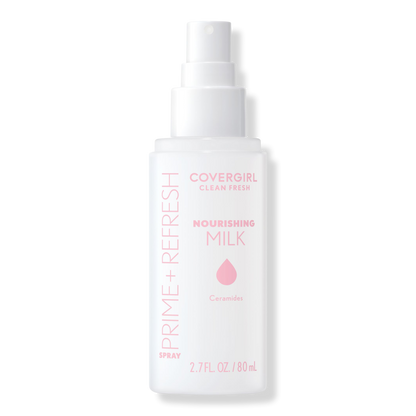 COVERGIRL Clean Fresh Prime + Refresh Spray - 100 Nourishing Milk, 2.7 oz