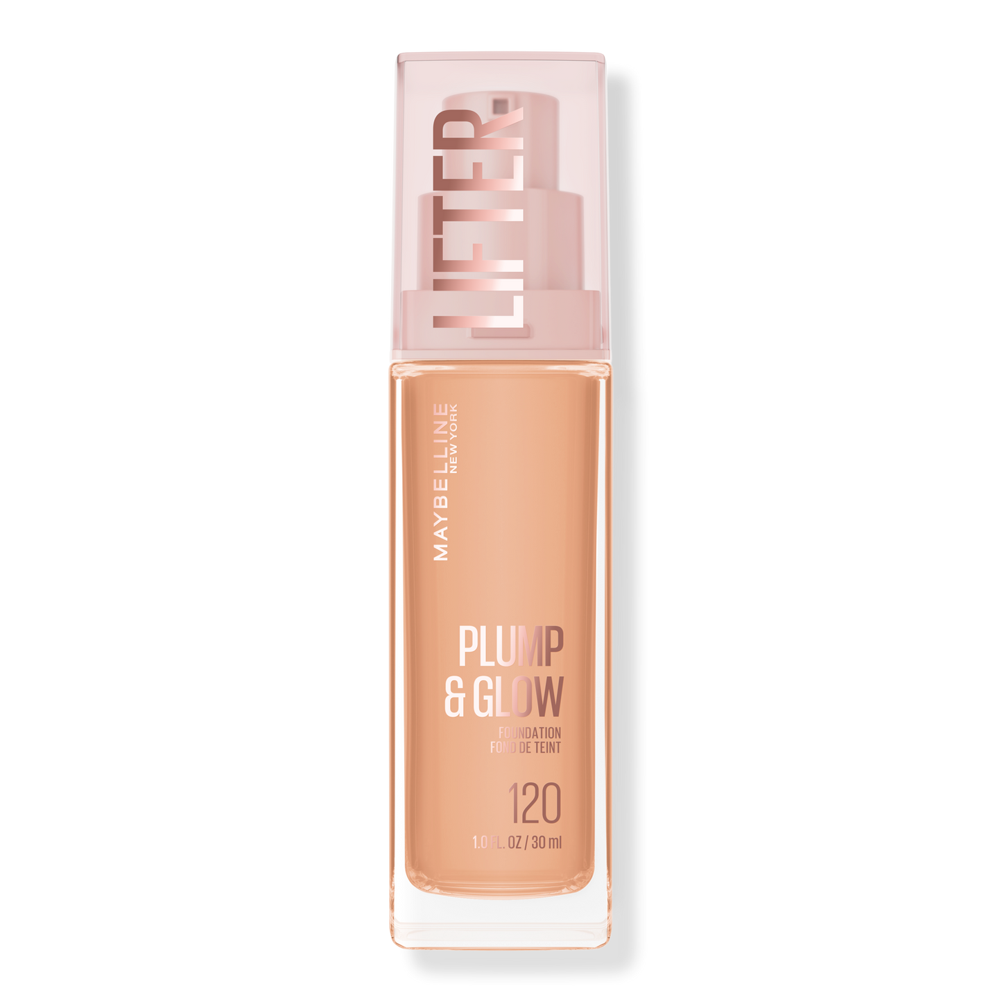 MAYBELLINE New York Lifter Plump & Glow Foundation, 385, 1.01 oz