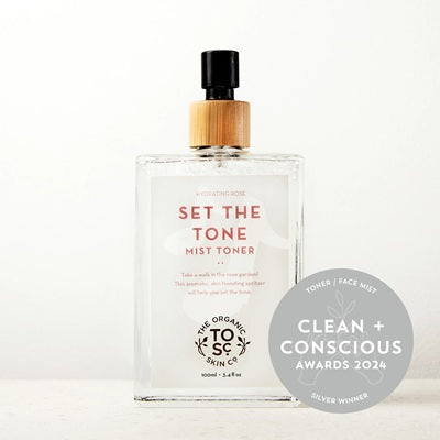 THE ORGANIC SKIN CO. TONER,SET THE TONE ROSE