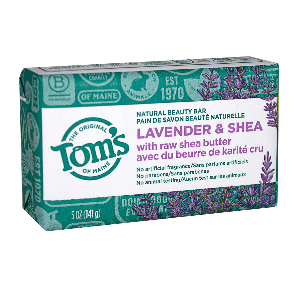 Toms Beauty Bar Lavender And Shea 5oz