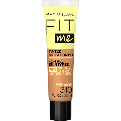 MAYBELLINE New York Fit Me Tinted Moisturizer Natural Coverage Face Makeup, 220, 1 oz
