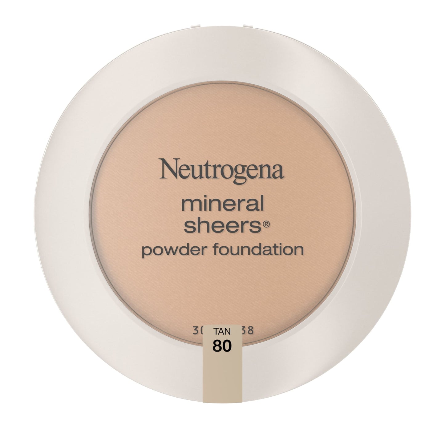 Neutrogena Mineral Sheers Oil-Free Powder Foundation, Tan 80, .34 oz