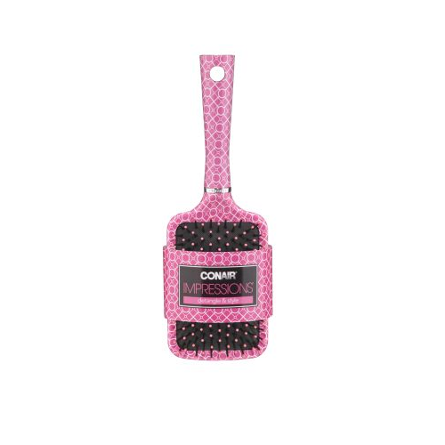 CONAIR Impressions Detangle & Style Oval Cushion Mid-Size Hair Brush - Assorted