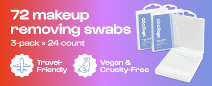 alleyoop Tip Off Liquid-Filled Makeup Removing Swabs