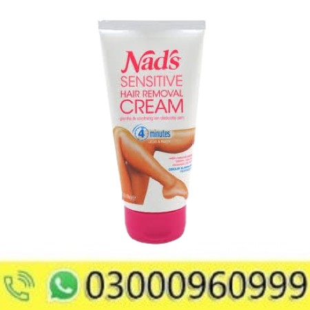 Nads Hair Removal Cream Sensitive 5.1oz Tube